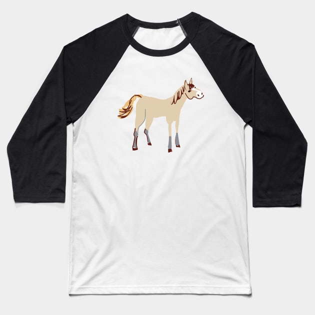 Palomino horse #1 Baseball T-Shirt by belettelepink